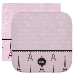 Paris & Eiffel Tower Facecloth / Wash Cloth (Personalized)