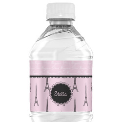 Paris & Eiffel Tower Water Bottle Labels (Personalized)