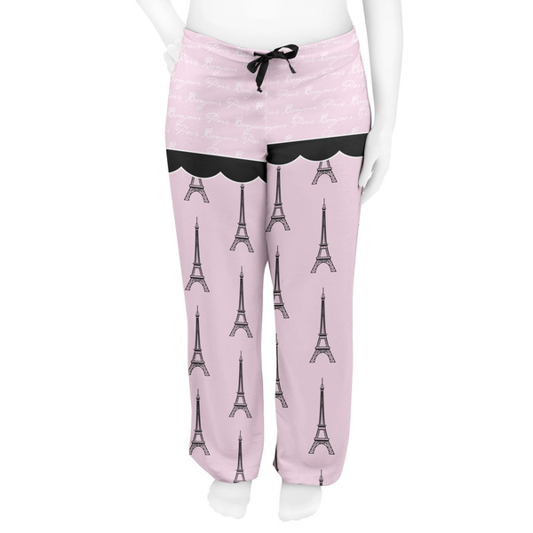 Paris & Eiffel Tower Women's Pj on model - Front