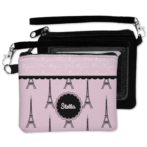 Paris & Eiffel Tower Wristlet ID Cases - MAIN