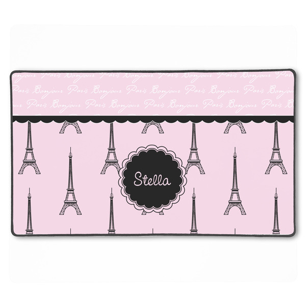 Custom Paris & Eiffel Tower XXL Gaming Mouse Pad - 24" x 14" (Personalized)