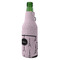 Paris & Eiffel Tower Zipper Bottle Cooler - ANGLE (bottle)