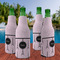 Paris & Eiffel Tower Zipper Bottle Cooler - Set of 4 - LIFESTYLE