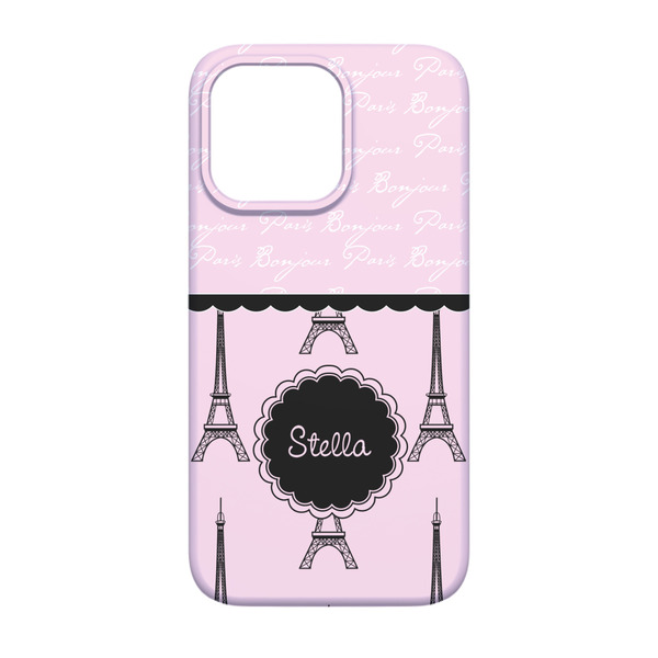 Paris & Eiffel Tower iPhone 13 Case - Back