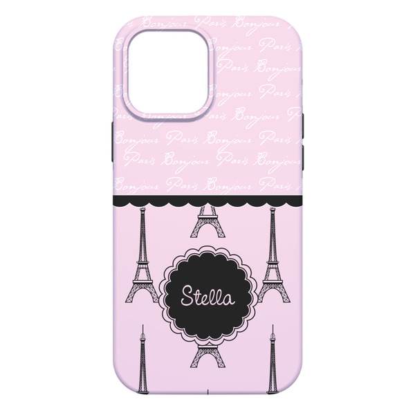 Paris & Eiffel Tower iPhone 13 Pro Max Tough Case - Back