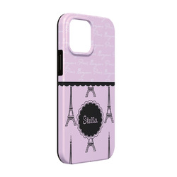 Paris & Eiffel Tower iPhone Case - Rubber Lined - iPhone 13 (Personalized)
