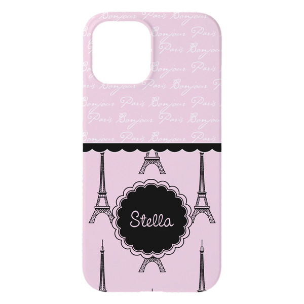Paris & Eiffel Tower iPhone 15 Pro Max Case - Back