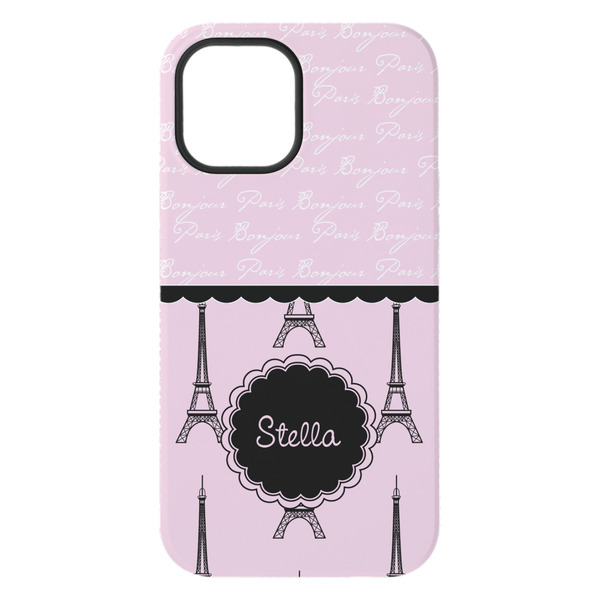 Paris & Eiffel Tower iPhone 15 Pro Max Tough Case - Back