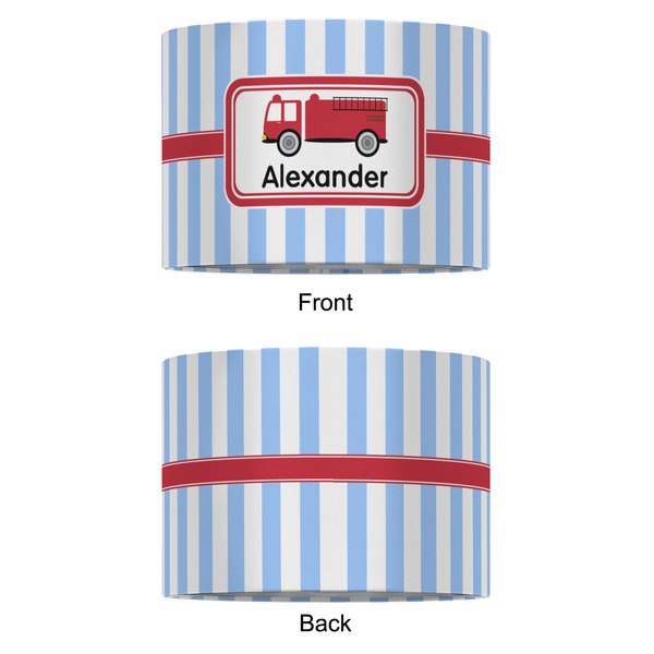 Firetruck 12" Drum Lampshade - APPROVAL (Fabric)