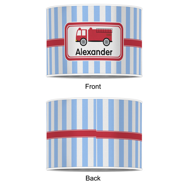 Firetruck 12" Drum Lampshade - APPROVAL (Poly Film)