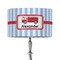 Firetruck 12" Drum Lamp Shade - Fabric (Personalized)