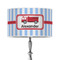 Firetruck 12" Drum Lampshade - ON STAND (Poly Film)