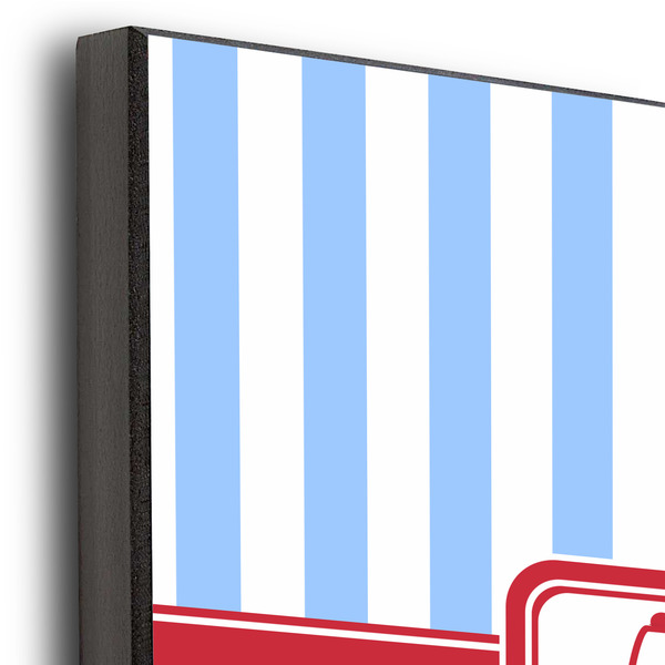 Firetruck 12x12 Wood Print - Closeup