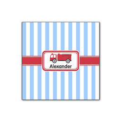 Firetruck Wood Print - 12x12 (Personalized)