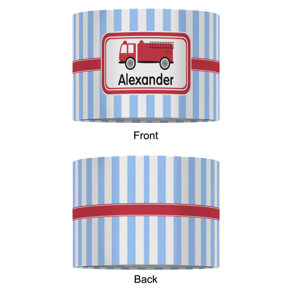 Firetruck 16" Drum Lampshade - APPROVAL (Fabric)