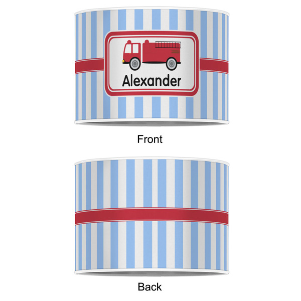 Firetruck 16" Drum Lampshade - APPROVAL (Poly Film)