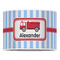 Firetruck 16" Drum Lampshade - FRONT (Poly Film)