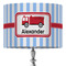 Firetruck 16" Drum Lamp Shade - Fabric (Personalized)