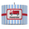 Firetruck Drum Pendant Lamp (Personalized)