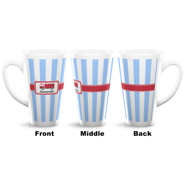 Firetruck 16 Oz Latte Mug - Approval