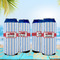 Firetruck 16oz Can Sleeve - Set of 4 - LIFESTYLE