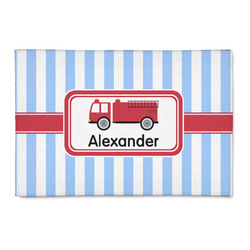 Firetruck Patio Rug (Personalized)