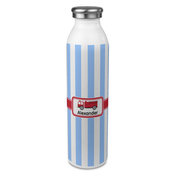 Custom Firetruck 20oz Stainless Steel Water Bottle - Full Print (Personalized)
