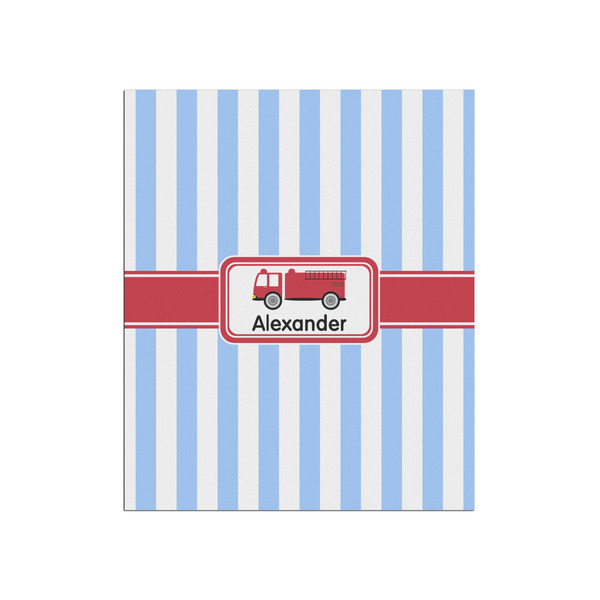 Custom Firetruck Poster - Matte - 20x24 (Personalized)