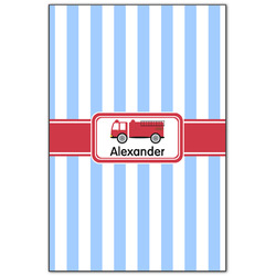 Firetruck Wood Print - 20x30 (Personalized)