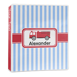 Firetruck 3-Ring Binder (Personalized)