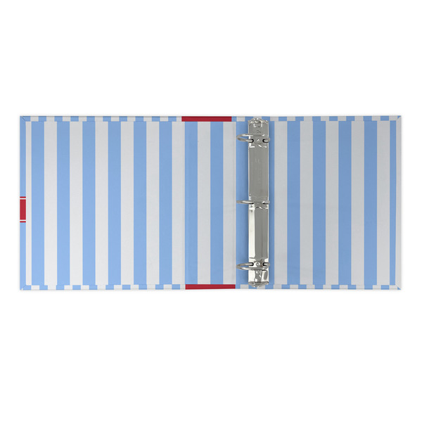 Firetruck 3 Ring Binders - Full Wrap - 2" - OPEN INSIDE