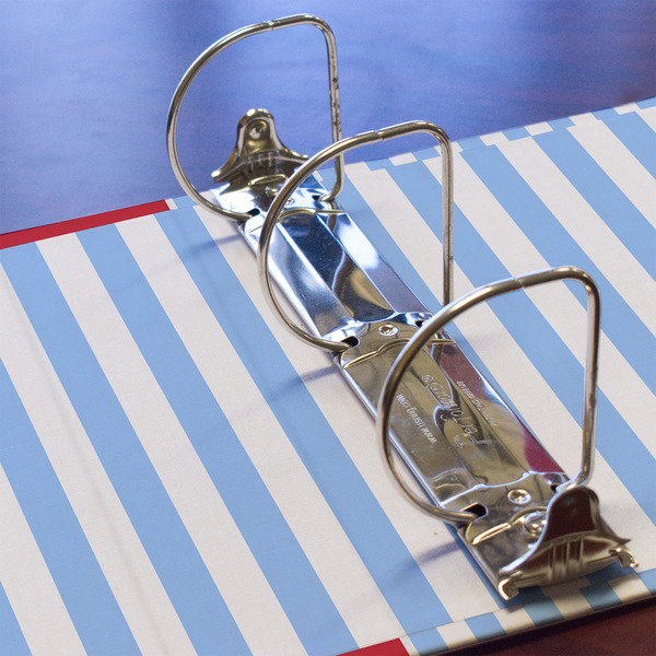 Firetruck 3 Ring Binders - Full Wrap - 3" - DETAIL