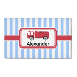 Firetruck 3' x 5' Patio Rug (Personalized)
