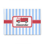 Firetruck 4' x 6' Indoor Area Rug (Personalized)