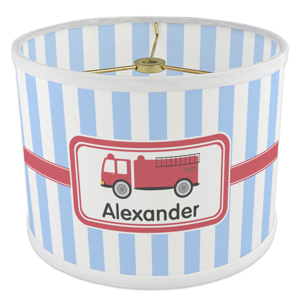 Firetruck 8" Drum Lampshade - ANGLE Poly-Film