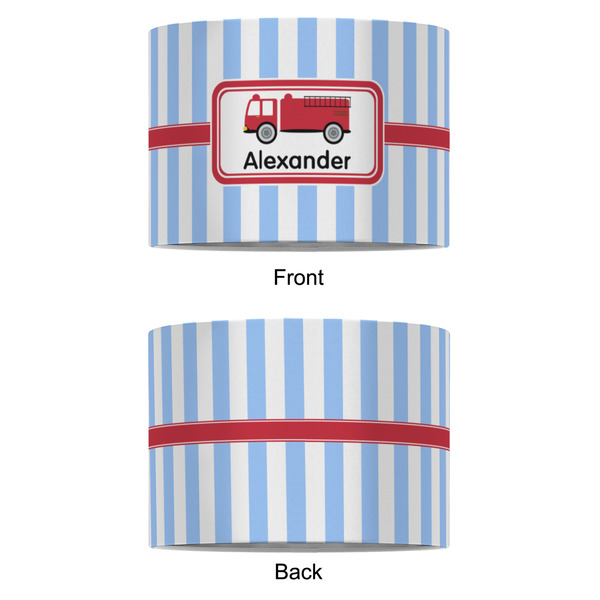 Firetruck 8" Drum Lampshade - APPROVAL (Fabric)