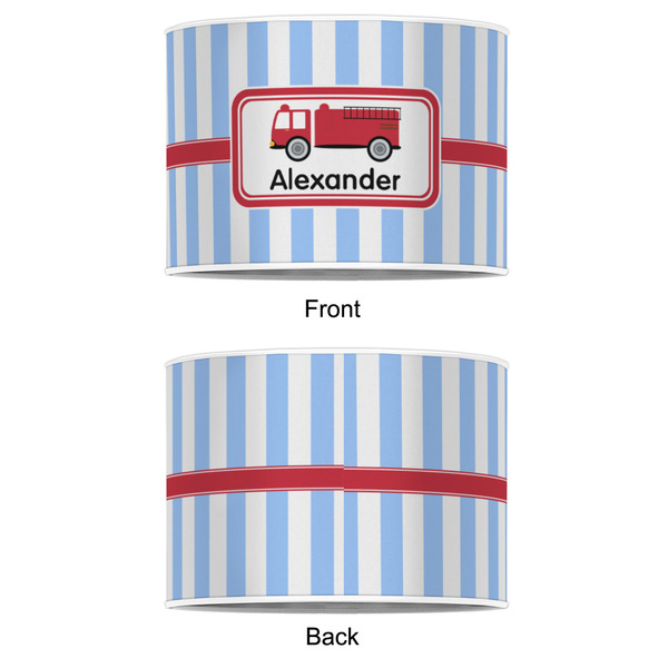 Firetruck 8" Drum Lampshade - APPROVAL (Poly Film)