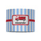 Firetruck 8" Drum Lampshade - FRONT (Fabric)