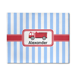 Firetruck 8' x 10' Indoor Area Rug (Personalized)