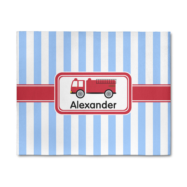 Custom Firetruck 8' x 10' Indoor Area Rug (Personalized)