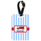 Firetruck Metal Luggage Tag w/ Name or Text