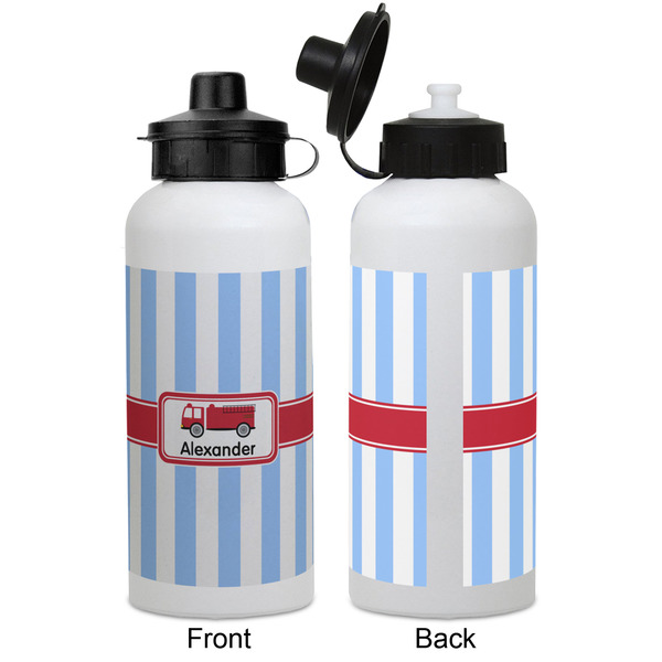 Firetruck Aluminum Water Bottle - White APPROVAL