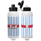 Firetruck Aluminum Water Bottle - White APPROVAL