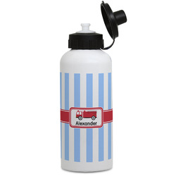 Firetruck Water Bottles - Aluminum - 20 oz - White (Personalized)
