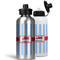 Firetruck Aluminum Water Bottles - MAIN (white &silver)