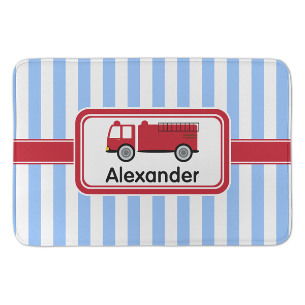 Custom Firetruck Anti-Fatigue Kitchen Mat (Personalized)