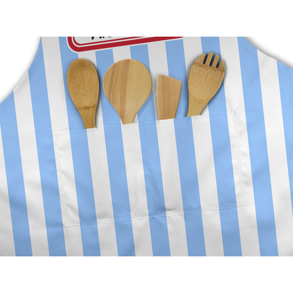 Firetruck Apron - Pocket Detail with Props