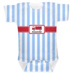 Firetruck Baby Bodysuit 12-18 (Personalized)