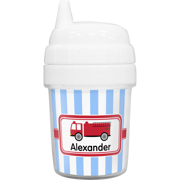 Custom Firetruck Baby Sippy Cup (Personalized)