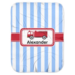 Firetruck Baby Swaddling Blanket (Personalized)